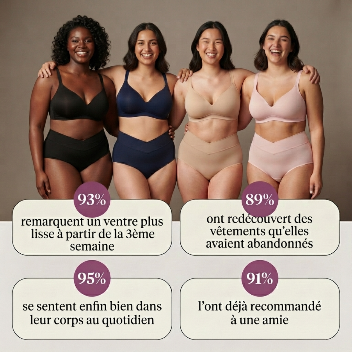 Culotte Gainante Taille Haute — Contrôle Ventre Sans Coutures